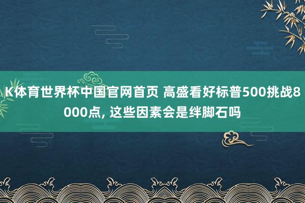 K体育世界杯中国官网首页 高盛看好标普500挑战8000点, 这些因素会是绊脚石吗