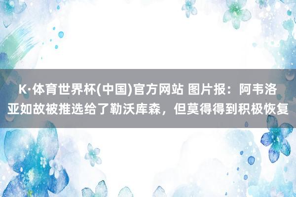 K·体育世界杯(中国)官方网站 图片报：阿韦洛亚如故被推选给了勒沃库森，但莫得得到积极恢复