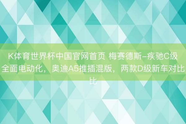 K体育世界杯中国官网首页 梅赛德斯-疾驰C级全面电动化，奥迪A5推插混版，两款D级新车对比